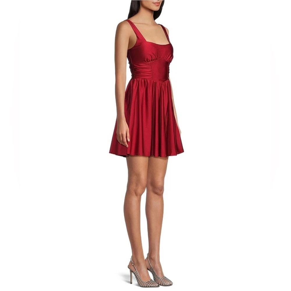 Red Skater Dress